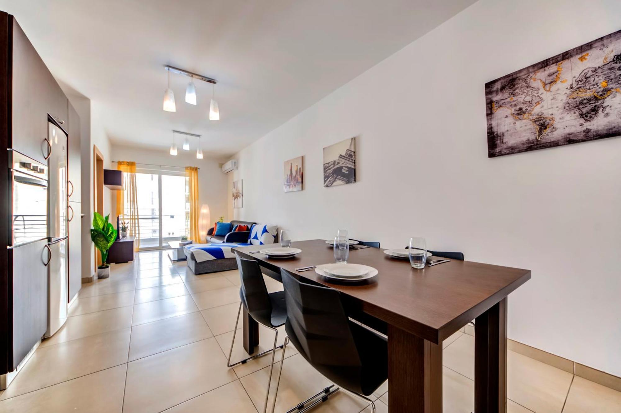 Modern 2Br Apt With Balconies In St Julians, Paceville - Apt 5 By Vaganza San Ġiljan Kültér fotó